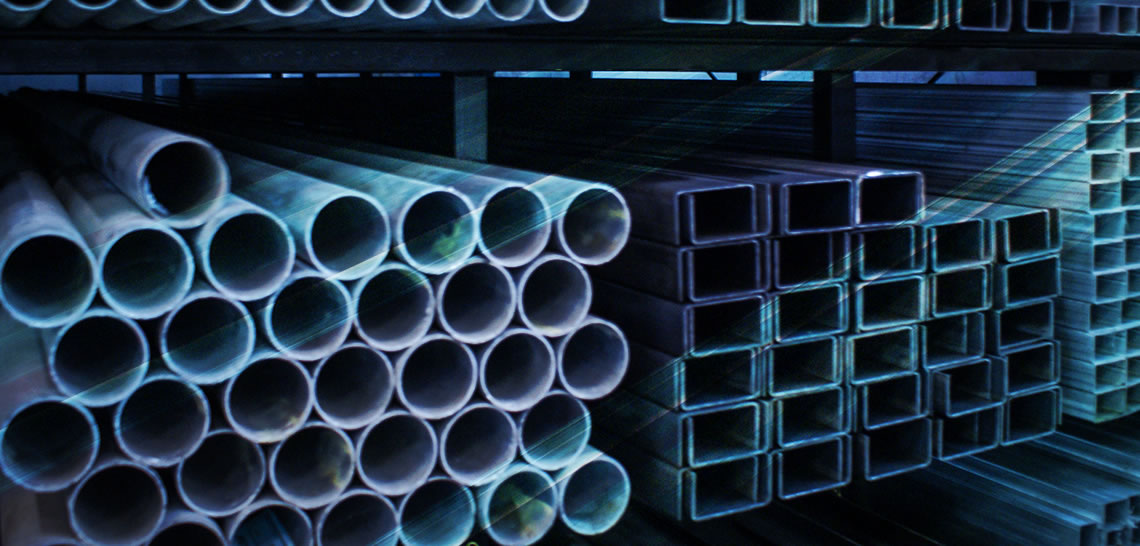 Estoque permanente de Perfis, tubos e barras para indústria