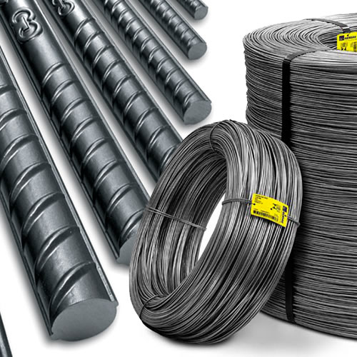 Vergalhões CA50 e CA60 (reto e rolos)